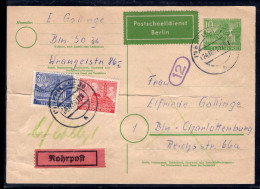 Berlin, 1951, 51, 52 + P5, Brief - Sonstige & Ohne Zuordnung