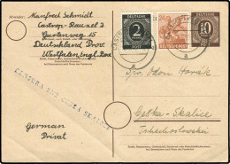 Gemeinschaftsausgaben, 1947, 912,951, P 952, Brief - Other & Unclassified