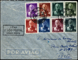Portugal, 1945, 681-688, Brief - Autres & Non Classés