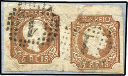 Portugal, 1856, 9 B (2), Briefstück - Other & Unclassified