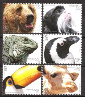 2001 Portugal 2520-2525 Fauna - Animals Of The Lisbon Zoo 9,00 € - Pingouins & Manchots