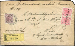 Österreich, 1896, 53 (2), 56, Brief - Sonstige & Ohne Zuordnung