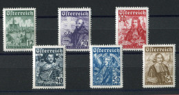 Österreich, 1933, 557/62, Ungebraucht - Sonstige & Ohne Zuordnung