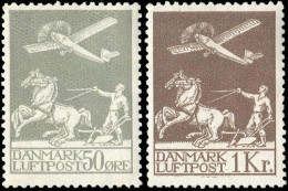 Dänemark, 1925, 143/45, 180/81, Ungebraucht - Sonstige & Ohne Zuordnung