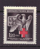 Bohmen Und Mahren 132 MH * Red Cross WW2 Eagle (1943) - Nuovi