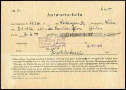 Berlin Vorläufer, 1948, Telegr-IAS, Brief - Other & Unclassified