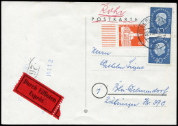 Berlin, 1960, 185 (2), 187, Brief - Andere & Zonder Classificatie