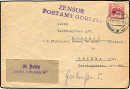 Deutsche Lokalausg. Görlitz, 1945, 4, Brief - Otros & Sin Clasificación