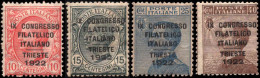 Italien, 1922, 153/156, Postfrisch - Zonder Classificatie