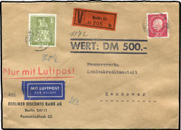 Berlin, 1960, 153, 184, Brief - Other & Unclassified