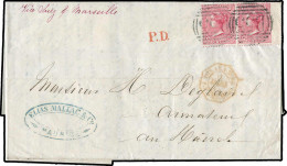 Mauritius, 1873, 30 (2), Brief - Mauricio (1968-...)