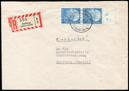 Bundesrepublik Deutschland, 1957, 187 (2) OR, Brief - Autres & Non Classés