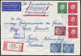 Bundesrepublik Deutschland, 1960, 184(2),186,303,304(3), Brief - Autres & Non Classés