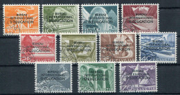 Schweiz Ausg. F.d. Int. Erziehungsa. BIE, 1950, 29-39, Gestempelt - Service