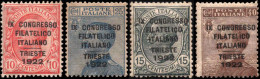Italien, 1922, 153/156, Postfrisch - Unclassified