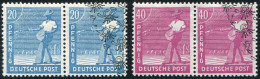 Amerik.+Brit. Zone (Bizone), 1948, 43 II DH, 47 II DH, Postfrisch - Other & Unclassified