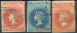 Südaustralien, 1855, 2,3,5 B, Gestempelt - Altri & Non Classificati