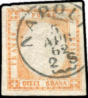 Italien, 1861, 6 PFä, Gestempelt - Unclassified