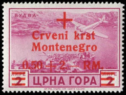 Deutsche Besetz.II.WK Montenegro, 1944, 29-35, Postfrisch - Besetzungen 1938-45