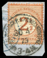 Deutsche Auslandspost Türkei, Vorläufer, 1872, V 29, Briefstück - Turkse Rijk (kantoren)