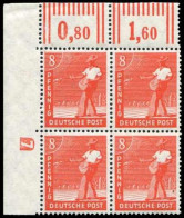 Gemeinschaftsausgaben, 1947, 945 DZ, Postfrisch, Viererblock - Sonstige & Ohne Zuordnung