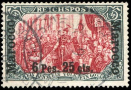 Deutsche Auslandspost Marokko, 1900, 19 II, Gestempelt - Turkse Rijk (kantoren)