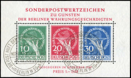 Berlin, 1949, Bl. 1 II, Gestempelt - Altri & Non Classificati