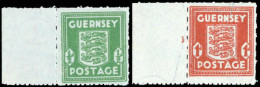 Deutsche Besetz.II.WK Guernsey, 1942, 4,5, Postfrisch - Ocupación 1938 – 45