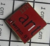 210A Pin's Pins / Beau Et Rare / INFORMATIQUE / IBM ANT ANTWERPEN 91 - Informática