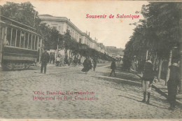 CPA Souvenir De Salonique-Boulevard Du Roi Constantin     L2891 - Grecia