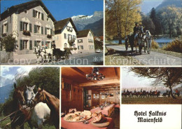 11880805 Maienfeld Hotel Falknis Pferdekutsche Restaurant Maienfeld - Other & Unclassified