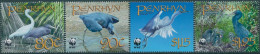 Cook Islands Penrhyn 2008 SG547-550 WWF Reef Egret Set MNH - Penrhyn