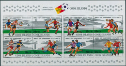 Cook Islands 1981 SG823 World Cup Football MS MLH - Islas Cook