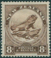 New Zealand 1935 SG565 8d Chocolate Tuatara Lizard MNH - Altri & Non Classificati