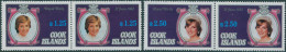 Cook Islands 1982 SG843-846 Prince William Birth Set MLH - Cookeilanden