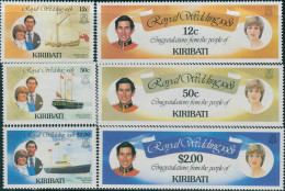 Kiribati 1981 SG149-154 Royal Wedding Set MNH - Kiribati (1979-...)