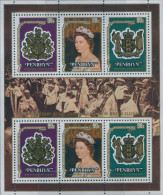 Cook Islands Penrhyn 1978 SG121-123 QEII Coronation Sheetlet MNH - Penrhyn