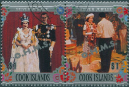 Cook Islands OHMS 1978 SGO27-O28 Royal Visit Pair CTO - Cookinseln