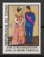 TCHAD - 1977 - N°YT. 330 - Roi Baudouin - Neuf Luxe ** / MNH / Postfrisch - Tchad (1960-...)