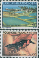 French Polynesia 1980 Sc#331-332,SG322-323 Aquaculture Set MNH - Autres & Non Classés