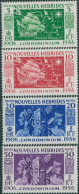 New Hebrides French 1956 SGF92-F95 Condominium Anniversary Set MNH - Altri & Non Classificati