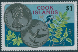 Cook Islands 1977 SG583 $1 National Wildlife Coin MNH - Cookeilanden