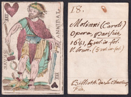 (Herz-König) - King Of Hearts / Roi De Coeur / Playing Card Carte A Jouer Spielkarte Cards Cartes - Jugetes Antiguos