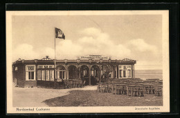 AK Cuxhaven, Strandhalle Kugelbake Am Meer, A. Korcikowski  - Cuxhaven