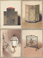 Manuscript Catalogue / Sammlung Von 42 Entwürfen / Collection Of 42 Designs For Furniture Pieces And Other Ar - Estampes & Gravures