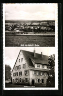 AK Asbach I. Baden, Ortsansicht, Gasthaus Zum Löwen  - Baden-Baden