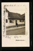 AK Stotternheim, Haus Mit Bewohnerpaar, Strasse Untertor 67  - Otros & Sin Clasificación