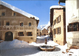 11880175 Guarda Inn Dorfplatz Brunnen Guarda - Andere & Zonder Classificatie