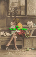 R605434 Clasped To Her Loving Little Heart. Valentines Series. 1913 - Monde