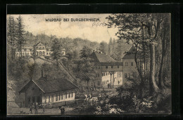 AK Burgbernheim, Gasthaus Wildbad, Gebäudeensemble Mit Strasse  - Sonstige & Ohne Zuordnung